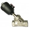 AGB Air operated angle seat valves, Poly Actuator - NC - Connection 1/4" to 2"