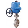 Bonomi ME9100-04 st. steel wafer butterfly valve fail-safe back-Up and 0-10VDC  4-20mA pos. actuator 2" to 10"