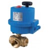 Bonomi 8E065-00 T-Port valve with UL approved standard on/off plastic electric actuator 1/4" to 3"