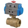 Bonomi 8P0080 - Brass Ball Valve with Double Acting Actuator - Connection 1/4" to 4"