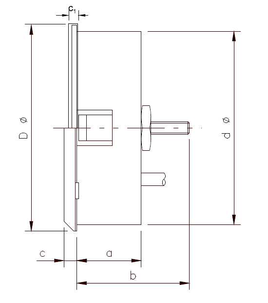 Leitenberger HVAC Thermometer 02.39 Analog Panel SS Case